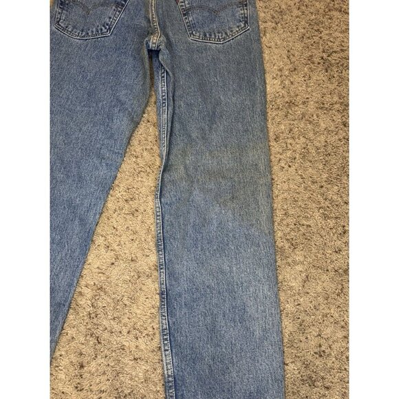 LEVIS VINTAGE 1998 550 Denim Jeans Red Tab Mid Wash 32x30 Casual Rugged READ - Picture 10 of 13